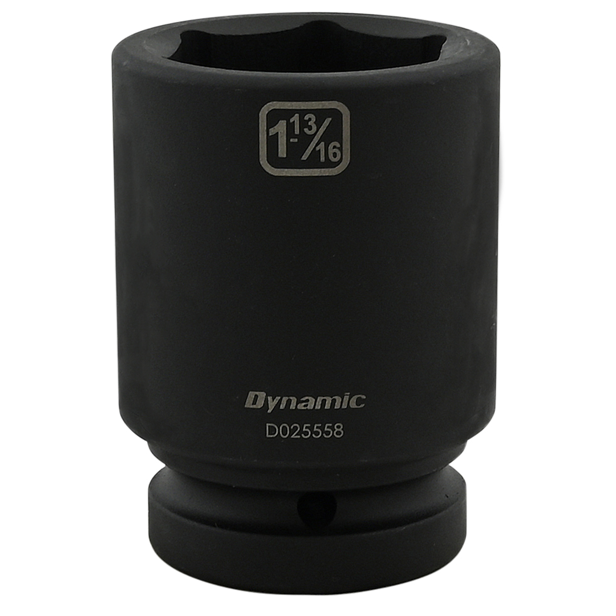 Dynamic Tools 1-13/16'' X 1" Drive, 6 Point Deep Length, Impact Socket